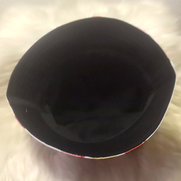 Donuts & Macaroons Multicolored Reversible Cotton Bucket Hat - Picture 8 of 11